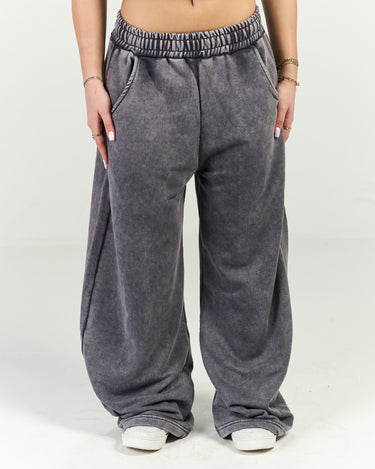 Washed Wide Leg Sweatpants